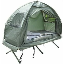 Bc-elec - 578-008 Letto Da Campo Con Tenda, Sacco A Pelo E Materasso Ad Aria