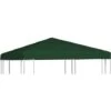 Copertura Superiore Per Gazebo 310 G/m² 3x3 M Verde VidaXL