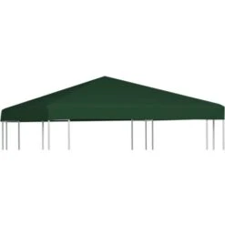 Copertura Superiore Per Gazebo 310 G/m² 3x3 M Verde VidaXL