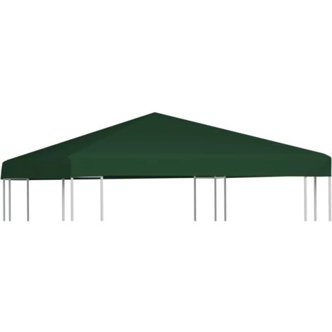 Copertura Superiore Per Gazebo 310 G/m² 3x3 M Verde VidaXL