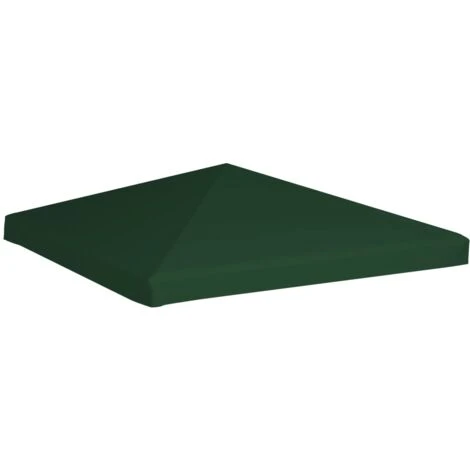 Copertura Superiore Per Gazebo 310 G/m² 3x3 M Verde VidaXL - immagine 2