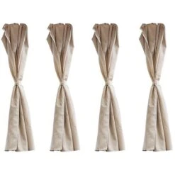 4 TELI LATERALI DI RICAMBIO 3X3 PER GAZEBO DA GIARDINO