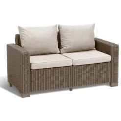 Keter Divano 2 Posti CALIFORNIA Cappuccino