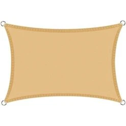 Vela Ombreggiante Tenda Da Sole Telo TRAMONTI Colore ECRU' Rettrangolare 4x6 M