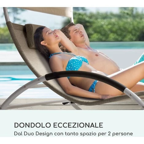 Blumfeldt Brentwood Double Rocker Sdraio A Dondolo Forma Ondulata - immagine 2