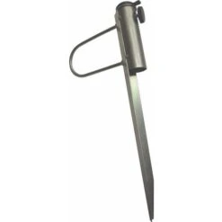 PICCHETTO Per OMBRELLONE Da SPIAGGIA IN ACCIAIO Tropicalizzato Altezza 48 Cm