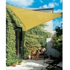 VELA OMBREGGIANTE Triangolare Colore ECRU' 3,6X3,6X3.6 Metri PAPILLON