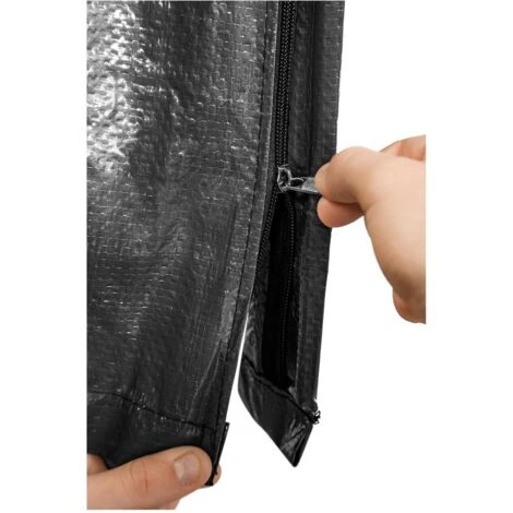 Copri Ombrellone Copertura Per Ombrellone Custodia Per Ombrello Nera Polietilene - immagine 2