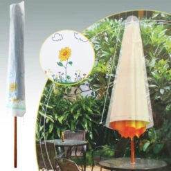 Lifetime Cover Copertura Telo Ombrellone Impermeabile 170 Cm Protezione In Plastica