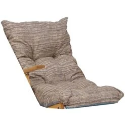 Cuscino Imbottito Per Poltrona Relax Sdraio O Dondolo - Tortora