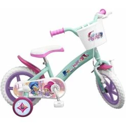Bicicletta Per Bambini 12'' Licenziata Shimmer And Shine Con Borraccia 3-5 Anni