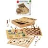Top Games 36 Scacchi Dama Tria In Legno Dal Negro 53565 Scacchiera Giochi Tavolo