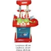 Cucina Giocattolo Multifunzione Per Bambini Con Luci E Suoni + Accessori Rossa