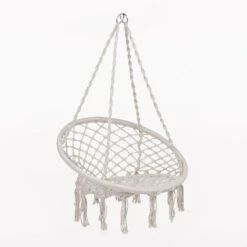 SKLUM Poltrona Pensile Da Giardino Bahli Bianco Antico