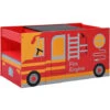 Set Tavolo Per Bambini 3pz Design Camion Dei Pompieri In Legno VidaXL