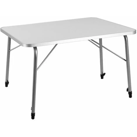 Deuba Tavolo Da Campeggio Pieghevole In Alluminio Altezza Regolabile 80x54cm Tavolino Spiaggia Giardino Balcone Terrazza Picnic - immagine 5