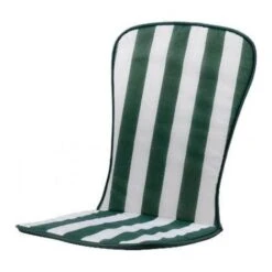 CUSCINO MONOALTO BORDATO CON RETRO IN TNT VERDE/BIANCO