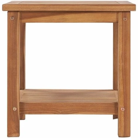 Tavolino Da Caffè 45x45x45 Cm In Legno Massello Di Teak VidaXL - immagine 2
