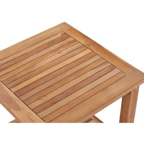 Tavolino Da Caffè 45x45x45 Cm In Legno Massello Di Teak VidaXL - immagine 4
