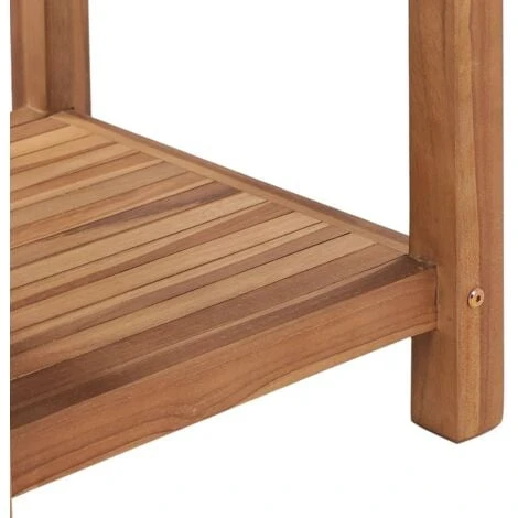 Tavolino Da Caffè 45x45x45 Cm In Legno Massello Di Teak VidaXL - immagine 5