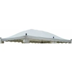 Telo Gazebo Creta 3x4 Poliestere 250g M2 Rivestimento Impermeabile Colore Ecru