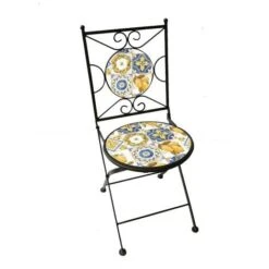 TUSCANY SEDIA CON MOSAICO 40 X 48 X 90 CM