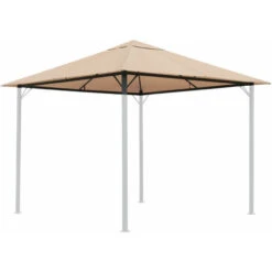 Tetto Di Ricambio Per Gazebo Da Giardino, 3 X 3 M, Colore Beige
