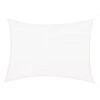 Outsunny Tenda A Vela Parasole Rettangolare Tenda Da Sole Protezione Raggi UV In PE Bianco Crema, 4 X 6m