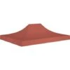 Tetto Per Tendone Per Feste 4x3 M Terracotta 270 G/m² VidaXL