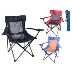 Sedia Camping Pieghevole Ad Ombrello 50x50x80cm