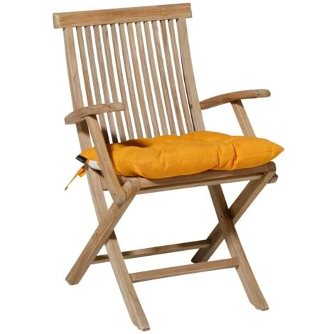 Cuscino Per Panche Panama 46x46 Cm Dorato Madison - immagine 2