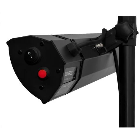 VONROC Treppiede - Supporto Da Pavimento. Telescopico Ed Estendibile 110-180cm. Leggero E Robusto. Nero Opaco - immagine 4