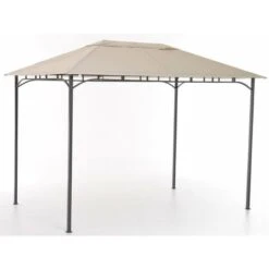 BELLISSIMO GAZEBO RODI MISURA 3X2 IN METALLO PALO 40X40 COLORE BEIGE