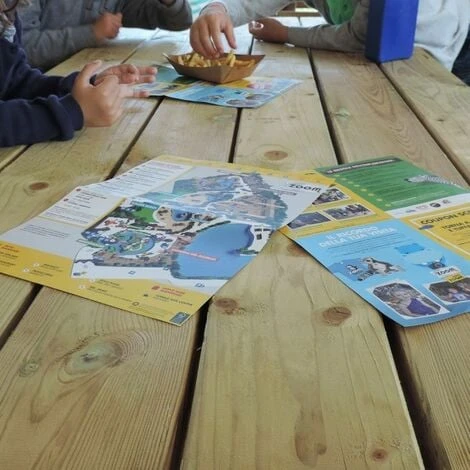 Onlywood Tavolo Picnic In Legno 200 X 155 Cm - Con Panche Pieghevoli - immagine 4