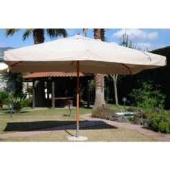 TELO OMBRELLONE LUXOR MISURA 4X4 METRI COLORE ECRU 300 GRAMMI MQ