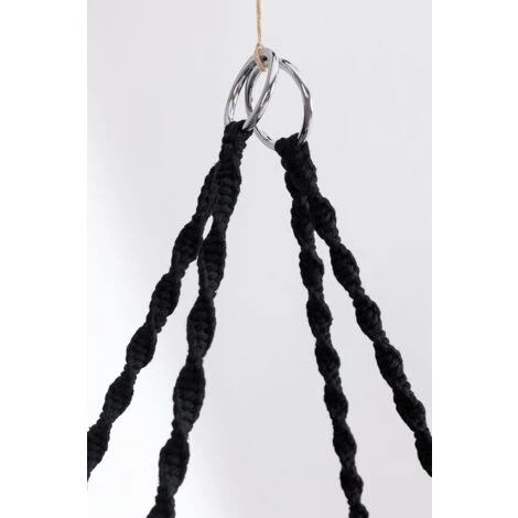 SKLUM Poltrona Pensile Bahli Nero - immagine 5