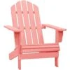 Sedia Da Giardino Adirondack In Legno Massello Di Abete Rosa VidaXL