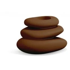 Vaso Eden Marrone In Polimero Monacis - Cm 75X62X47 H