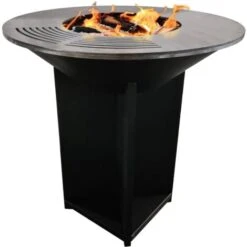 Barbecue Con Piastra In Acciaio Da 100 Cm PURLINE EFP56B