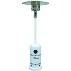 STUFA A GAS PER ESTERNI TERMOPATIO GAS NIKLAS BIANCO - 81xH221 CM