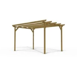 PERGOLA PERGOLATO GAZEBO COPERTURA IN LEGNO TETTOIA DA GIARDINO 3x4 MT 286