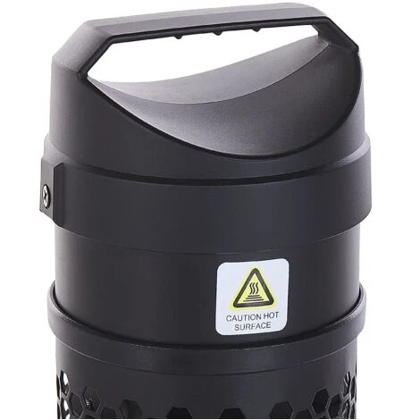 Stufa Elettrica Da Esterno Nera 1000 W Freestanding Portatile Krakatoa - immagine 5