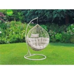 POLTRONA SOSPESA SALICE BIANCA