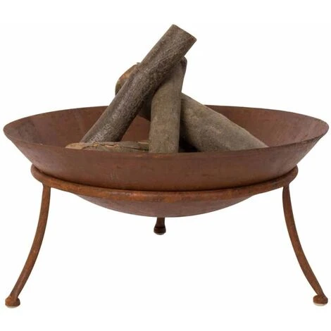 RedFire Braciere Tulsa Color Ruggine In Acciaio - immagine 3