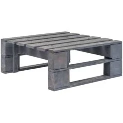 Ottomana Da Giardino Con Pallet In Legno Grigio