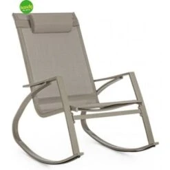 POLTRONA BIZZOTTO DONDOLO DEMID TORTORA 95 X 60,5 X 41 CM