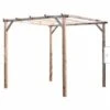PERGOLA PERGOLATO GAZEBO IN LEGNO TETTOIA DA GIARDINO COPERTURA 3x3 MT 516 ST