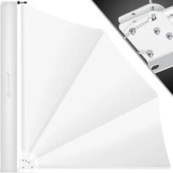 KESSER® Tenda Da Balcone Pieghevole Con Supporto A Parete 140x140cm Protezione Dal Vento Per Balcone Con Schermo Per La Privacy Schermo Per La Privacy Per Balcone Tendalino Laterale Resistente Al