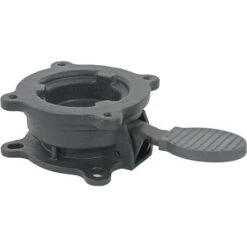 Nova Pistra Girevole Per Ombrelloni A Sbalzo Ø 17 Cm Fissabile Con 4 Viti