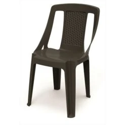 SEDIA PROCIDA IMPILABILE IN POLIPROPILENE ANTRACITE